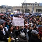  - Uribe se lanzó a la calle a apoyar: "paz sin impunidad"