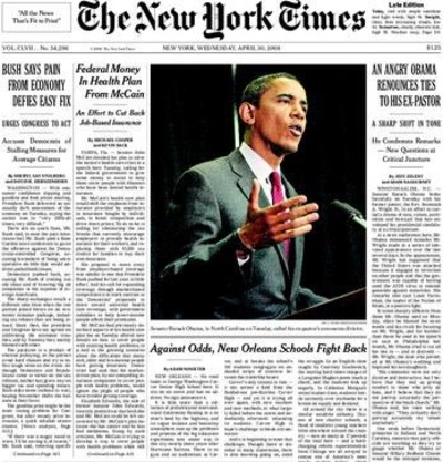 La presión del New York Times para levantar el embargo a Cuba