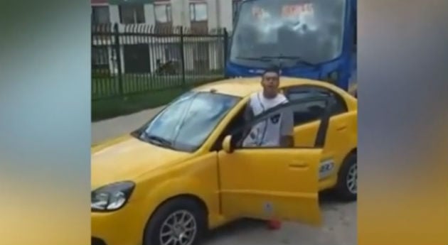 Conductor de Taxis Libres agrede con cuchillo a conductor de SITP