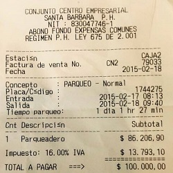 Centro Empresarial Santa Barbara cobra $100.000 por parquear bicicleta