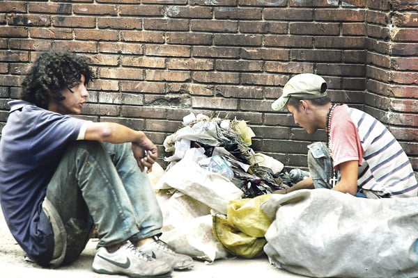 El centro comercial de los mendigos