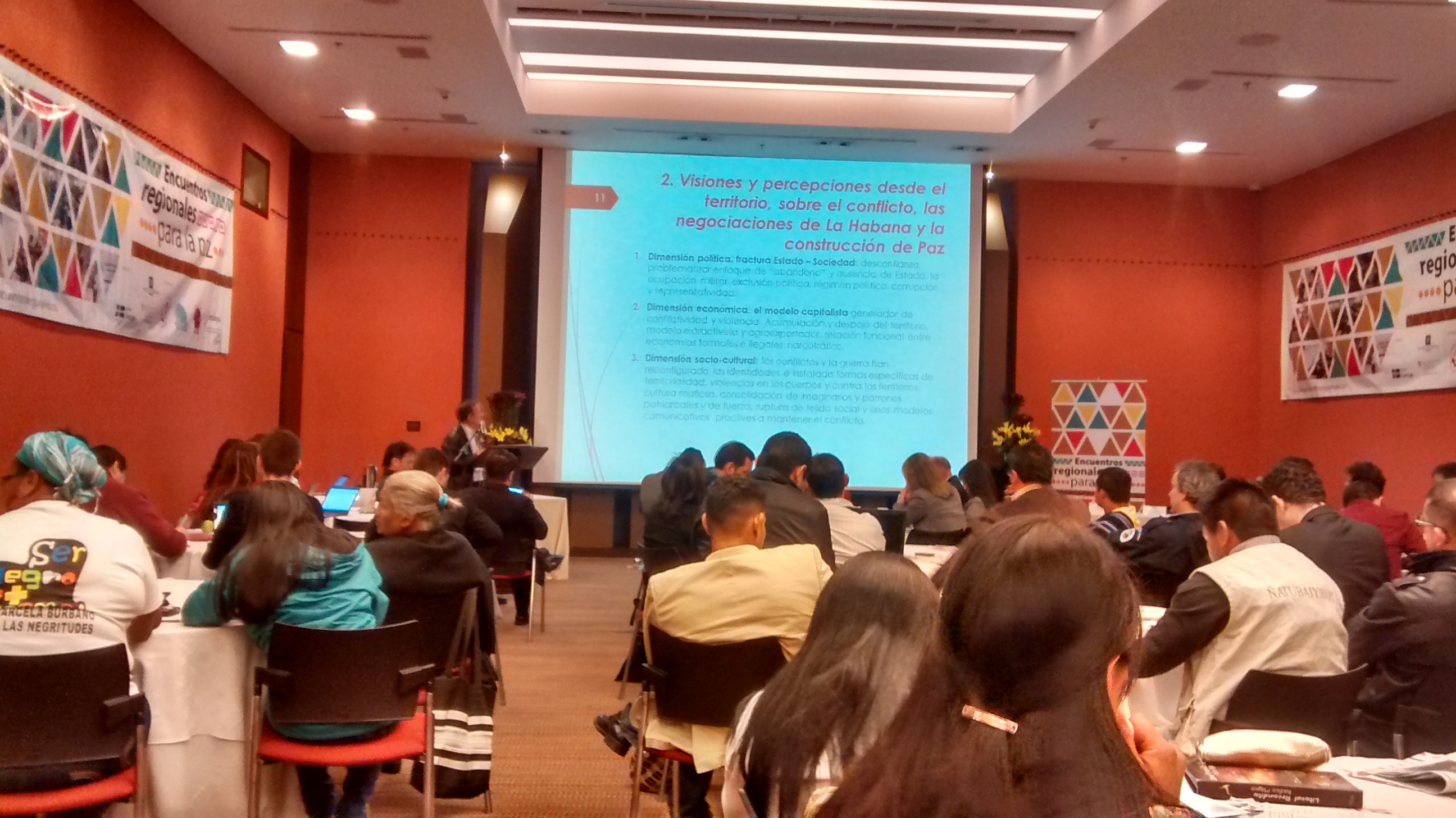 Seminario de los Encuentro Regionales para la Paz