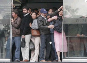 Prohibición de fotos y  videos en Transmilenio