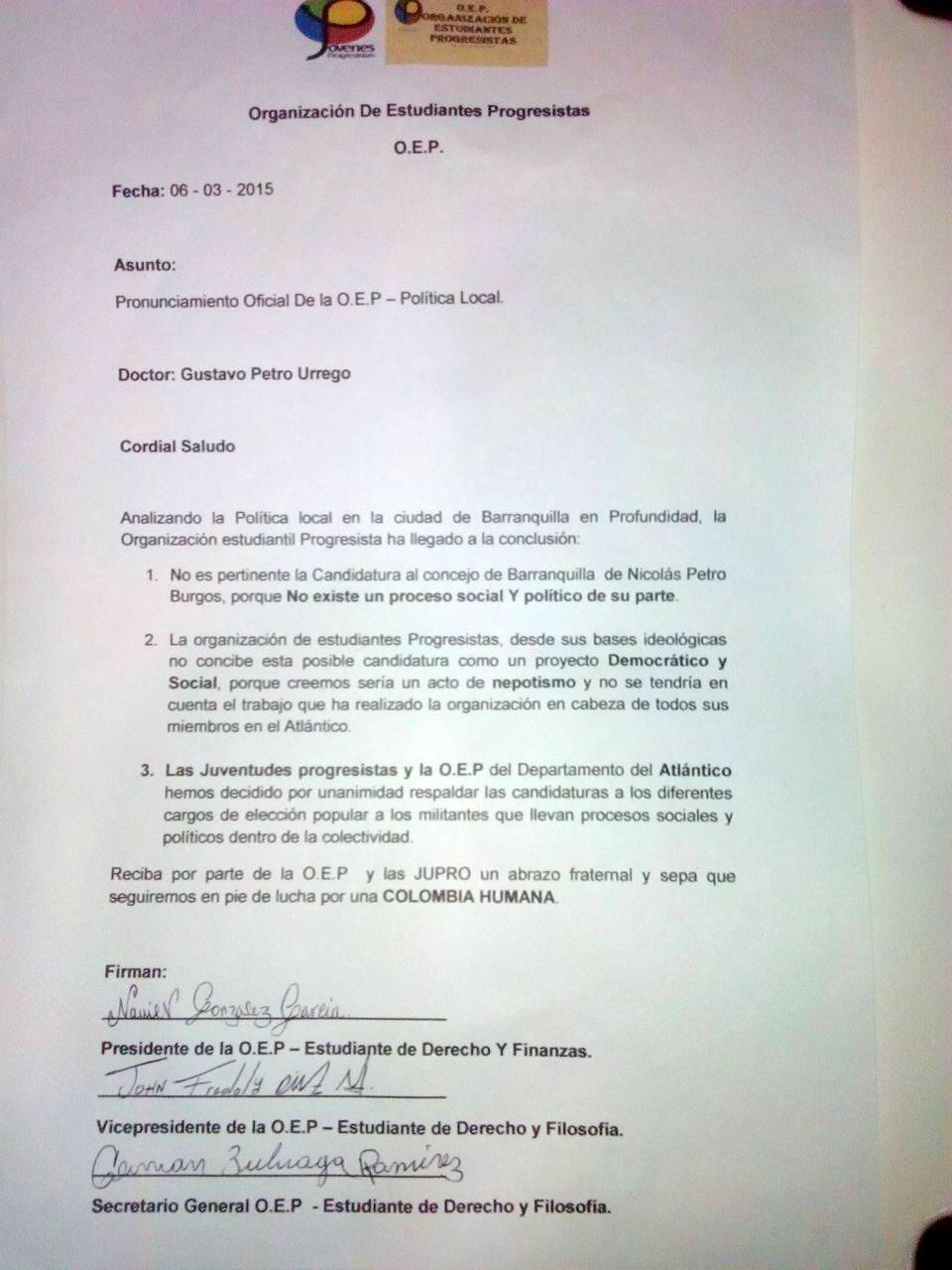 La mala hora del Progresismo en Barranquilla