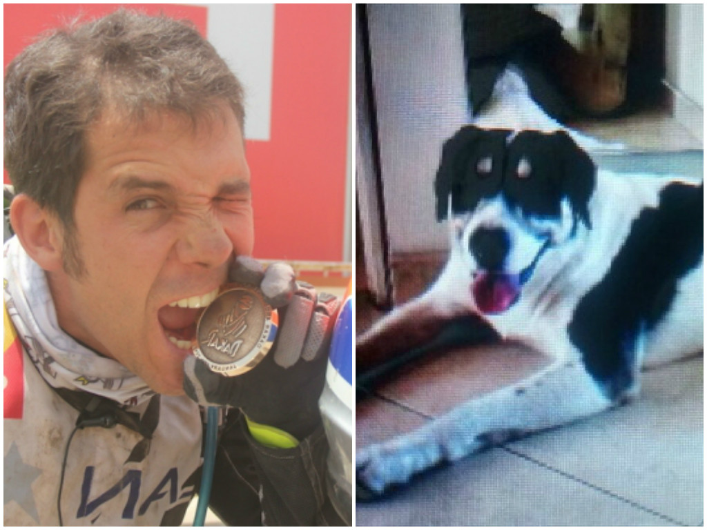 El ladrido de un perro le hizo perder el control con el que compite en el Dakar