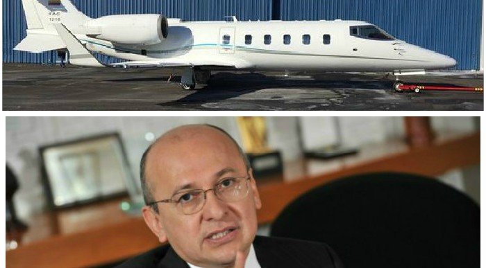  - El fiscal Montealegre estrena jet ejecutivo