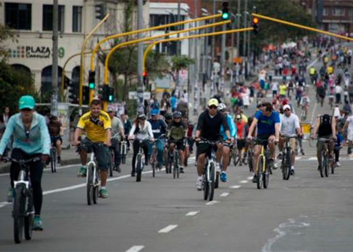 Las ciclovías bogotana en construcción