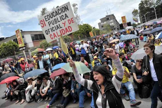 NO a la Jornada Única estudiantil en Pasto