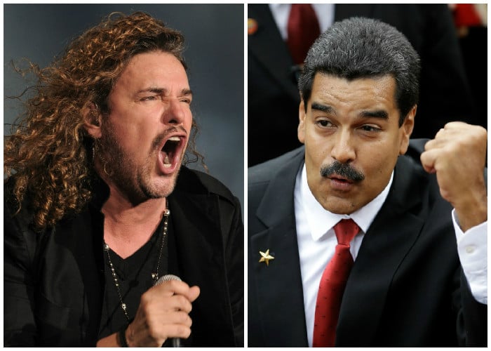 La bronca de Maná contra el régimen Chavista