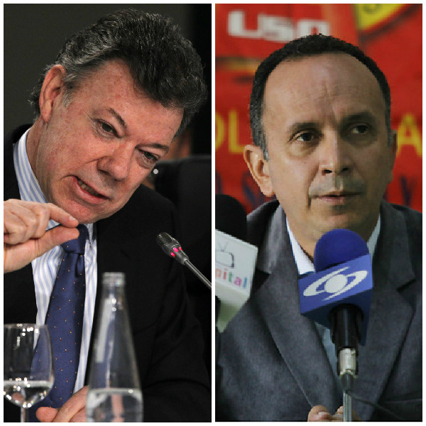 Cumbre sindical contra Santos