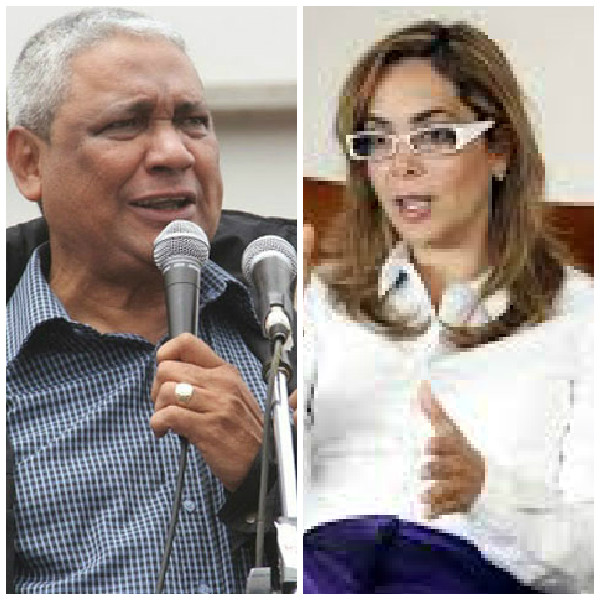 Reunión de Parody con los maestros en medio del paro   