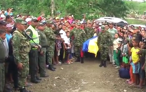 Video: dolorosa despedida del soldado caído en el Cauca