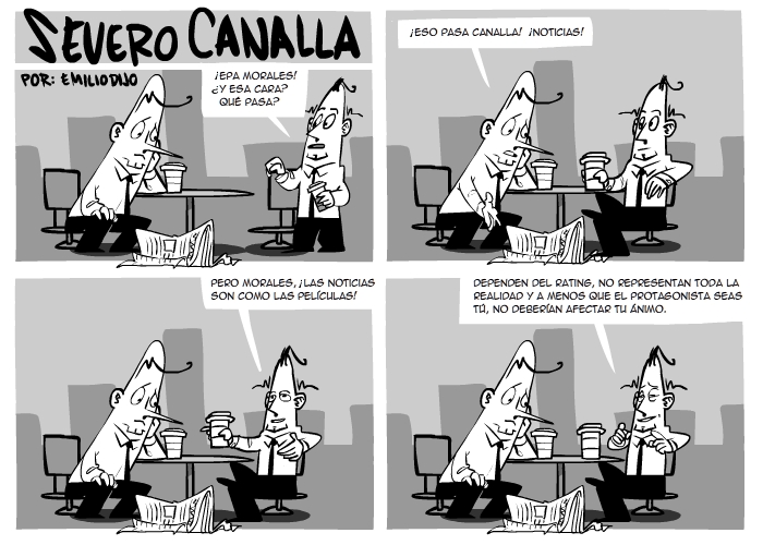 Las noticias son como las películas