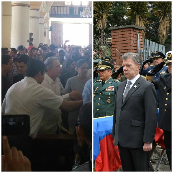 El entierro de los soldados, nuevo escenario de la pugna Uribe - Santos