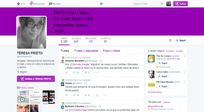  - La guerra del senador Benedetti en las redes sociales