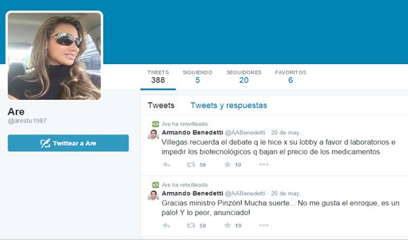  - La guerra del senador Benedetti en las redes sociales