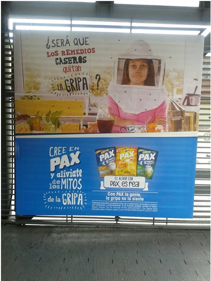 Avisos en contra de la apicultura  en el transporte público