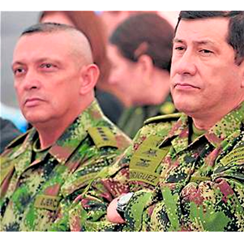 Los 8 generales cabezas de las brigadas con más falsos positivos