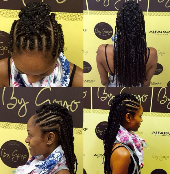  - Peinados del Chocó en pleno centro de Bogotá