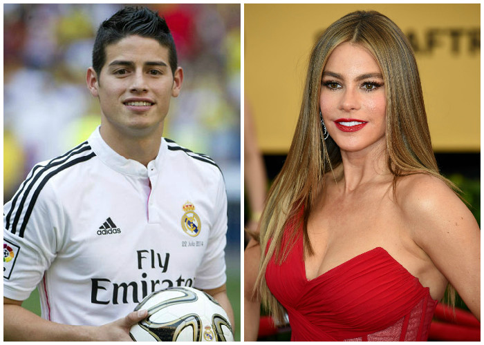 James Rodríguez y Sofía Vergara, cabeza a cabeza en el ranking de los 100 de Forbes