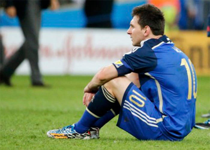 La maldición que cae sobre Lionel Messi