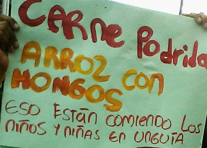 El Gobierno sigue entregando alimentos putrefactos