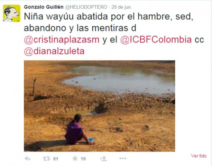  - El enfrentamiento de Gonzalo Guillén con Cristina Plazas llega a los estrados judiciales 