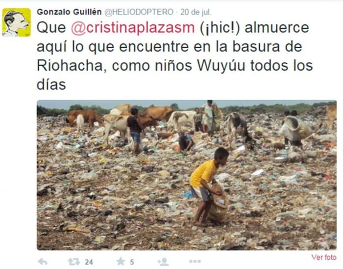  - El enfrentamiento de Gonzalo Guillén con Cristina Plazas llega a los estrados judiciales 