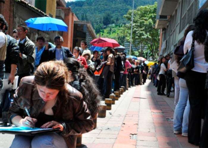 Precario panorama laboral en Colombia