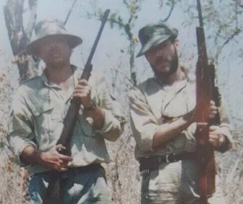 Cuando Santos cazaba búfalos en África