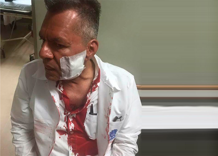 El ESMAD agredió a médicos y empleados de la salud en Medellín