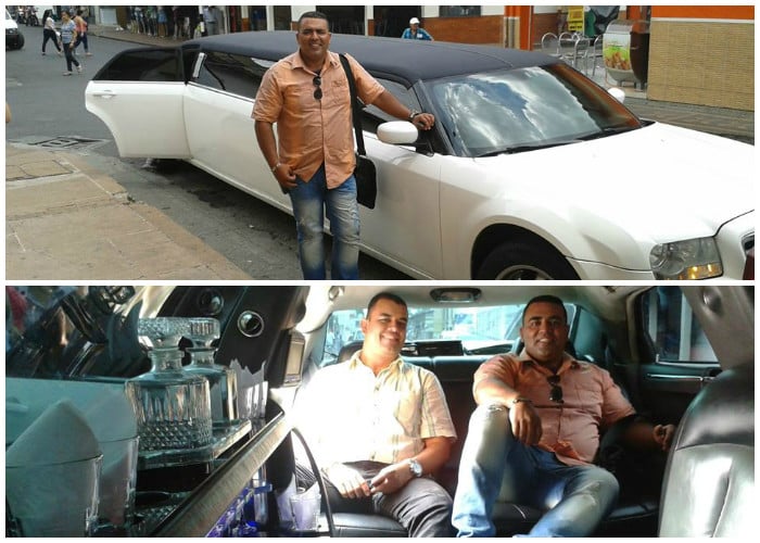 La limosina del futuro concejal de Cartago