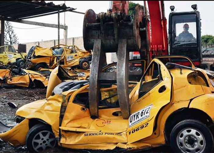 'Pa' fuera los taxis en Barranquilla'
