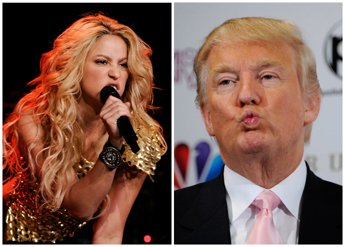 Shakira cantará contra Trump