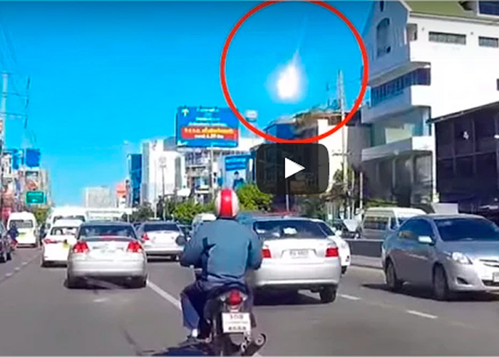 En video: el meteorito que puso en alerta a toda Bangkok en Taliandia