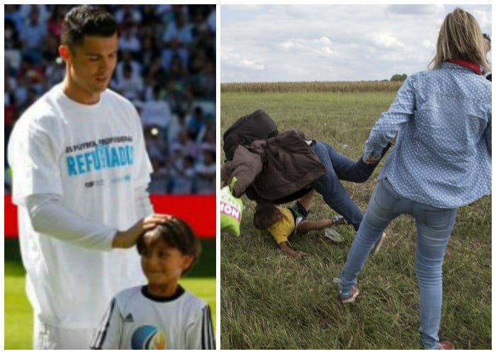 Ziad, el niño refugiado que conoció a Cristiano Ronaldo