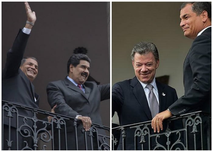 Concluyó la reunión de Santos y Maduro pero aún no hay humo blanco