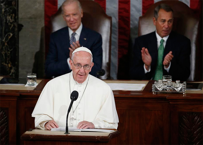 El discurso de Francisco que paralizó al Congreso norteamericano