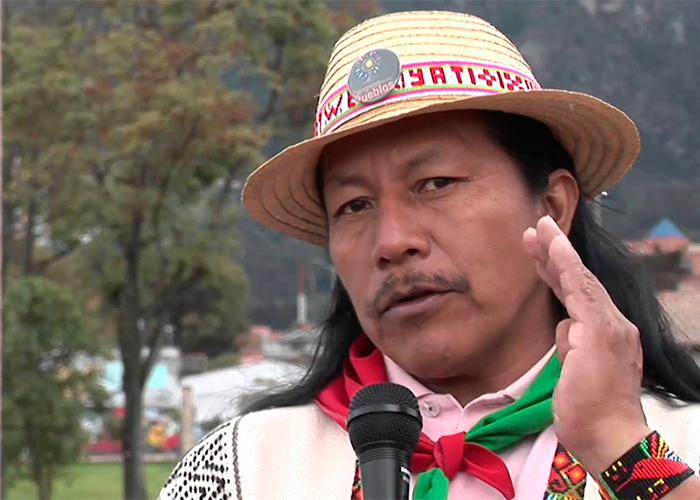 La Fiscalía detuvo en el Cauca al dirigente indígena Feliciano Valencia