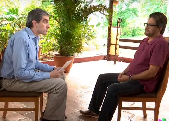 Cara a cara de Félix de Bedout con Iván Márquez en La Habana