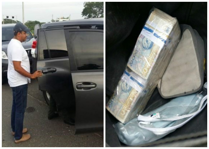 La maleta millonaria de Yahir Acuña