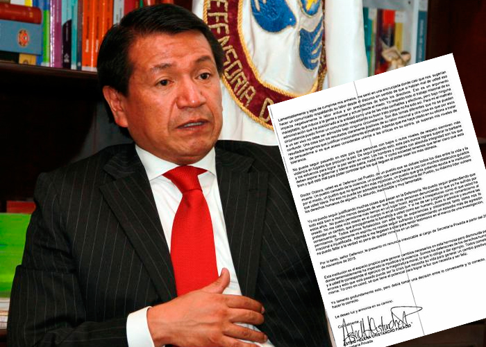 Con esta denuncia empezó la caída del Defensor del pueblo