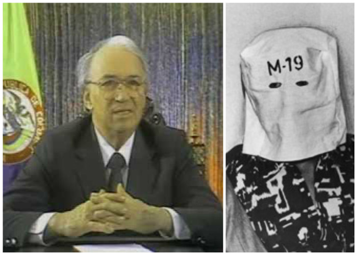 La proclama que el M-19 iba a leer con el Presidente Betancur como rehén