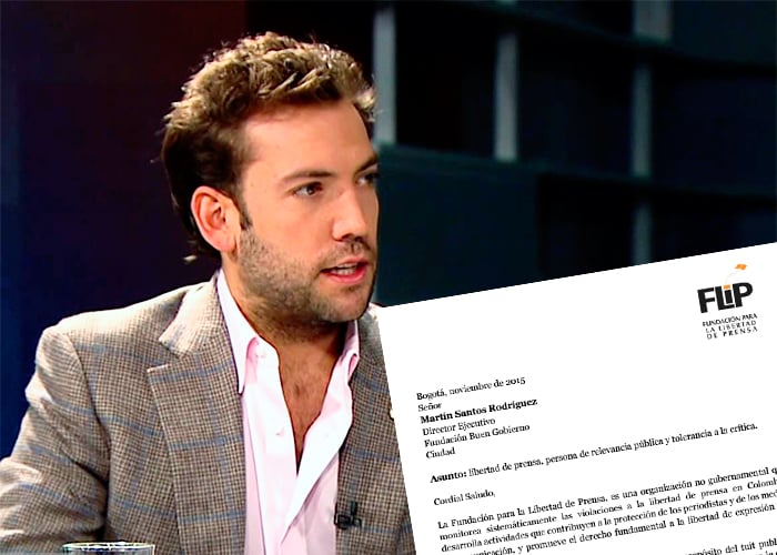 Llamada de atención de la Fundación para la Libertad de Prensa a Martín Santos