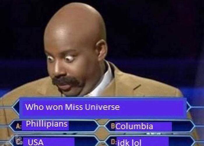 Los mejores memes por la embarrada en Miss Universo