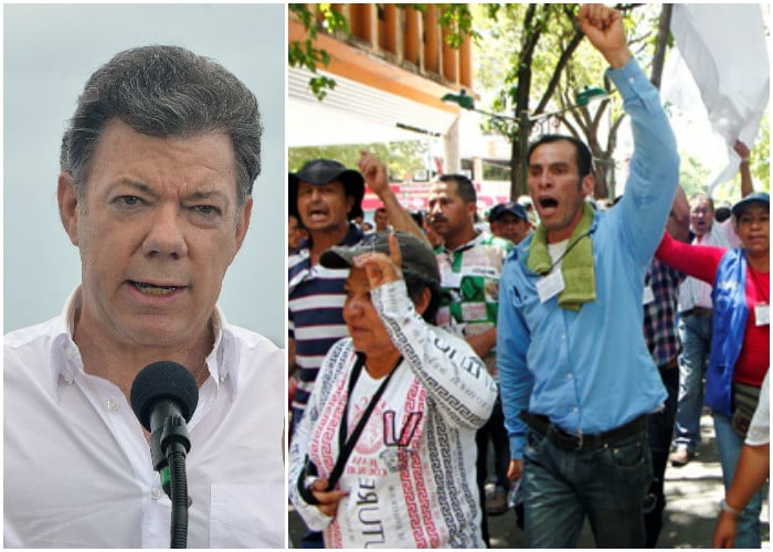 Santos sanciona ley Zidres en contravía de la gente del campo