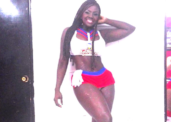 La bella porrista que al parecer el Junior echó por su color de piel