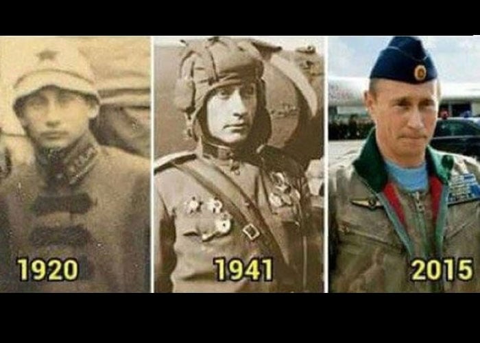 Las fotos que prueban la inmortalidad de Putin