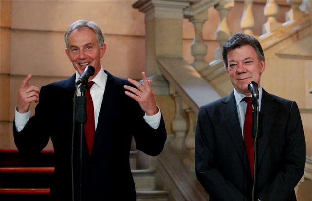 Plan de choque para limpiar el nombre de Tony Blair en Colombia