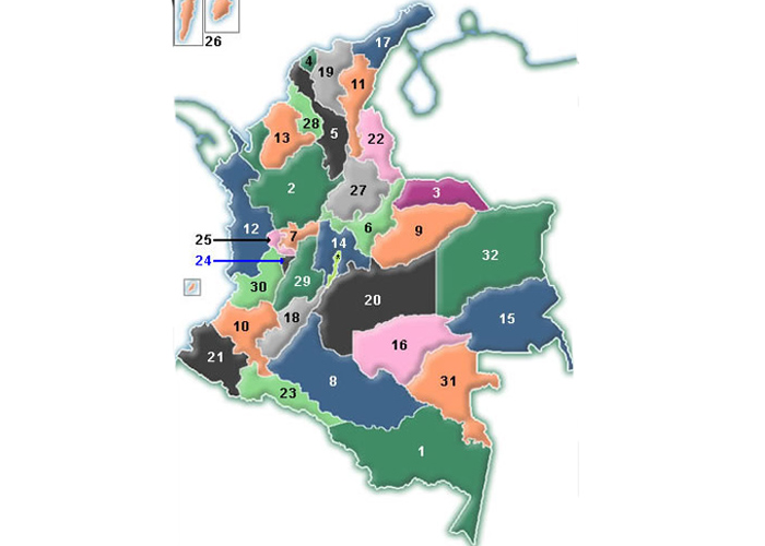 Los 18 pleitos limítrofes entre los departamentos del país